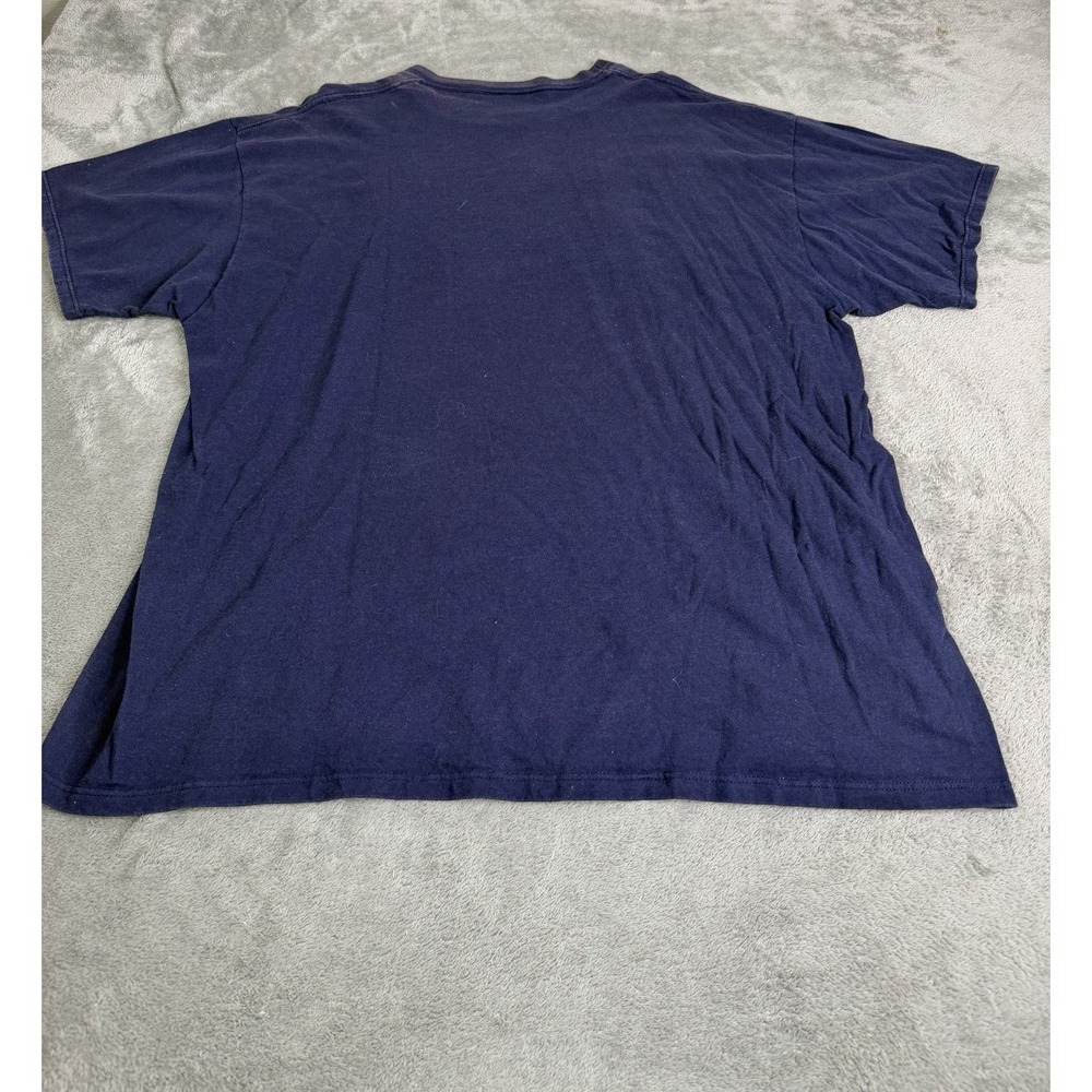 Vintage 90s Cleveland Indians MLB T Shirt Men's Size 2XL Blue - Picture 2 of 11